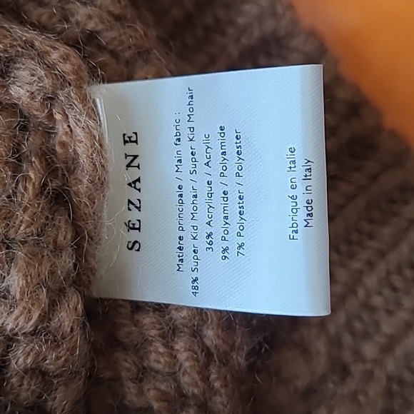 Nwt! Sezane serena jumper camel - Picture 5 of 7